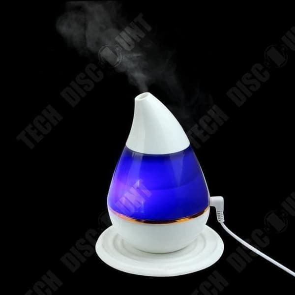 TD® Ultrasonic Luftfuktare Doftspridare för hemmet Luftrenare Atomizer Blå