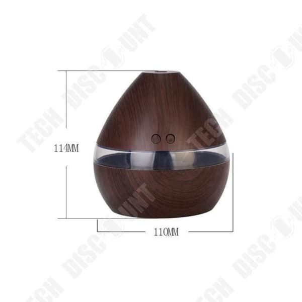TD® Ultrasonic Essential Oil Diffuser Aroma Luftfuktare - Air Healing Treatment