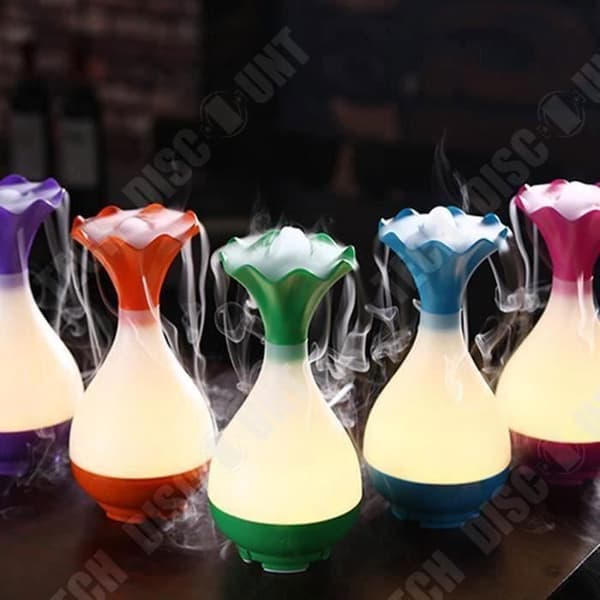 TD® New Ultrasonic Luftfuktare - Aroma Diffuser - Eteriska Oils Diffuser - Doft Diffuser