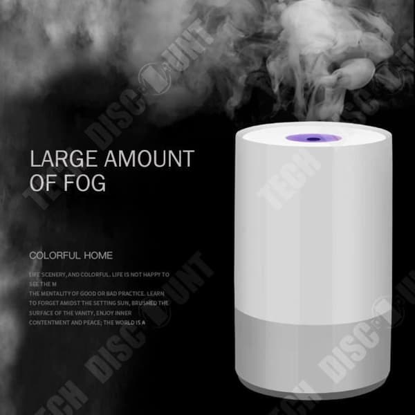 TD® USB Humidifier 3 In1 Purifier LED Luftfuktare Fläkt Diffuser Purifier Atomizer USB Air Treatment