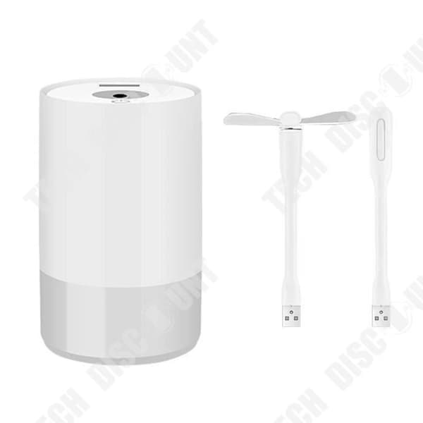 TD® USB Humidifier 3 In1 Purifier LED Luftfuktare Fläkt Diffuser Purifier Atomizer USB Air Treatment