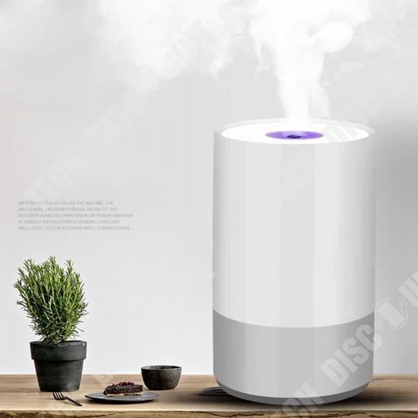 TD® USB Humidifier 3 In1 Purifier LED Luftfuktare Fläkt Diffuser Purifier Atomizer USB Air Treatment