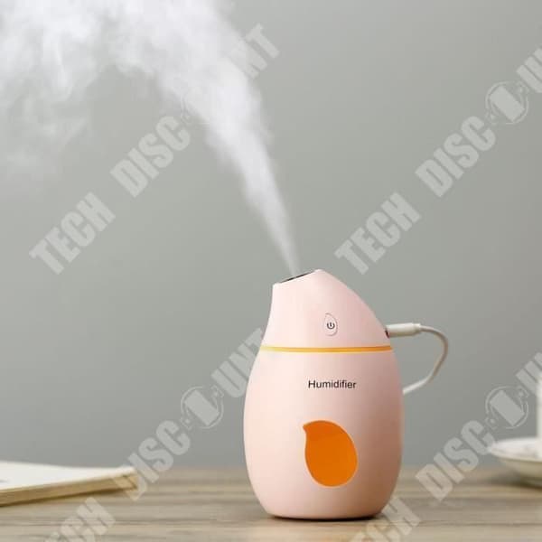 TD® Ultrasonic LED Night Spray Humidifier - Purifying Humidifier Luftbehandling för hem, bil, kontor...