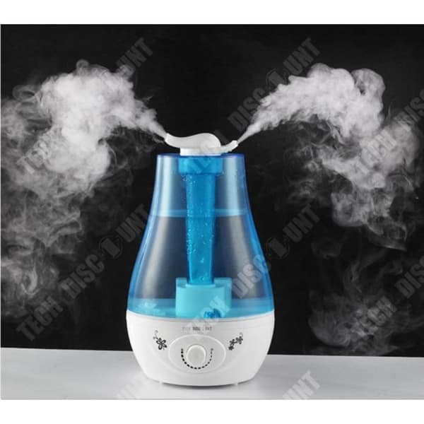 TD® Luftfuktare Hem Baby Sovrum Tyst Kontorsrenare Ultraljud Aromaterapi Diffuser Nattljus Atomizer