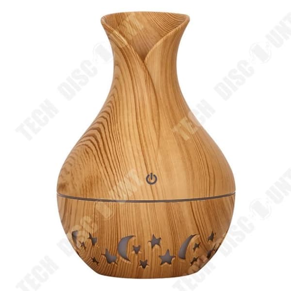 TD® Aroma Diffuser Träkornsluftfuktare Träkorn Aroma Diffuser ihålig eterisk oljerening