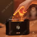 Miniatyrbild 2 av 4: TD® luftfuktare kreativ simulering flamma aromaterapi maskin atmosfär lampa sovrum vardagsrum bil mjukt ljus med sömn