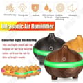 Miniatyrbild 3 av 4: TD® 7 färg LED Air Aroma Diffuser Luftfuktare - Creative Wet Air Treatment Blomvas