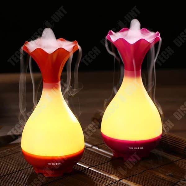 TD® Luftfuktare Hem Baby Sovrum Tyst Kontorsrenare Ultraljud Aromaterapi Diffuser Nattljus Atomizer
