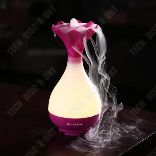 TD® Luftfuktare Hem Baby Sovrum Tyst Kontorsrenare Ultraljud Aromaterapi Diffuser Nattljus Atomizer