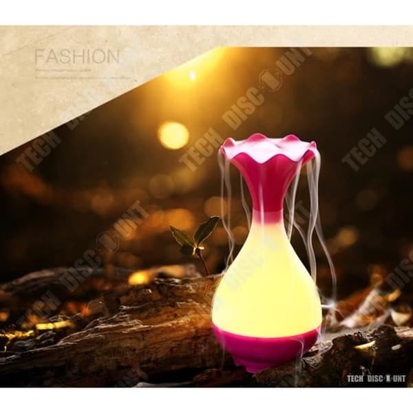 TD® Luftfuktare Hem Baby Sovrum Tyst Kontorsrenare Ultraljud Aromaterapi Diffuser Nattljus Atomizer