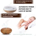 Miniatyrbild 2 av 4: Woodgrain TD® luftfuktare 175ml Lätt att använda Kan användas som aromaterapidiffusor
