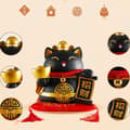 Miniatyrbild 2 av 4: TD® Luftfuktare Dekorationer Katt naturharts svart gul japan söt rening giftig gas kol multifunktionell