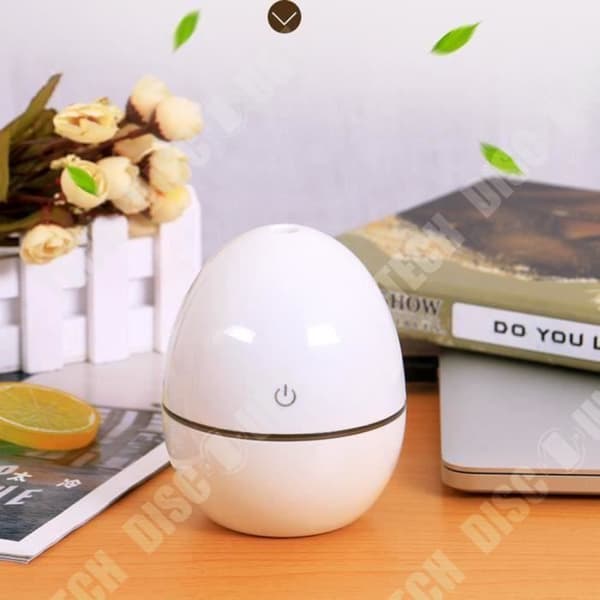 TD® Mini Luftfuktare Renare USB Vit - Luftrenare Diffuser - Luftbehandling Luftfuktare Renare