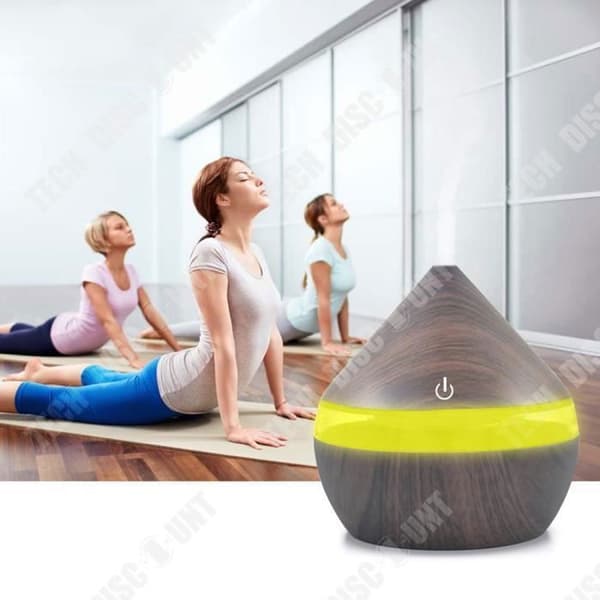 TD® Luftfuktare LED Air Aroma Essential Oil Ultrasonic Aromatherapy - Behandling Flerfärgad luftrenare för sovrum