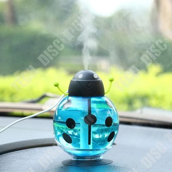 TD® Beatles Home Aroma LED luftfuktare Air Diffuser Purify Atomizer Blue Air Treatment