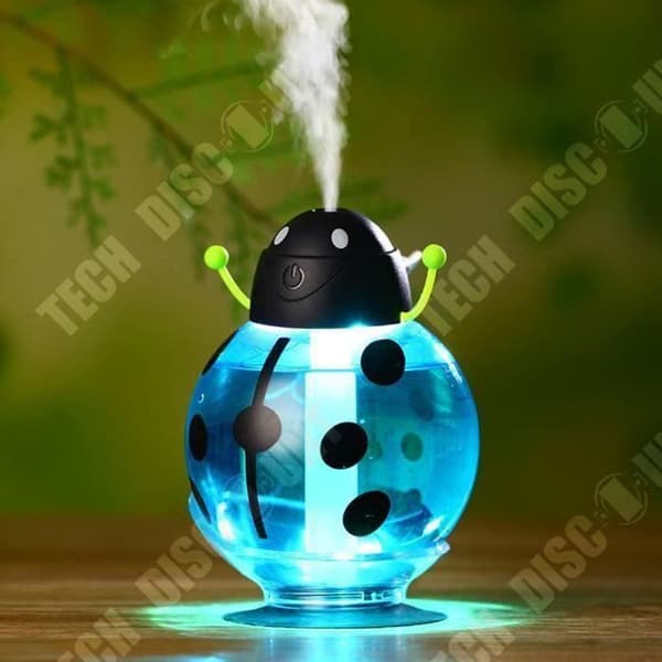 TD® Beatles Home Aroma LED luftfuktare Air Diffuser Purify Atomizer Blue Air Treatment