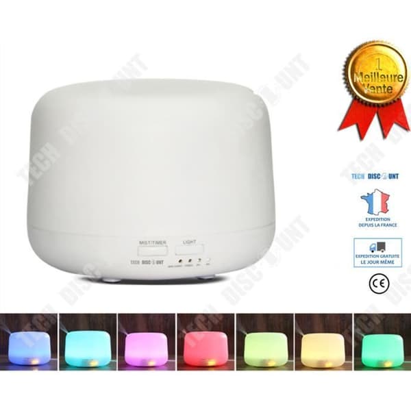 TD® Luftfuktare Hem Baby Sovrum Nattljus Tyst Barn eteriska oljor Renare Diffusor Aromaterapi