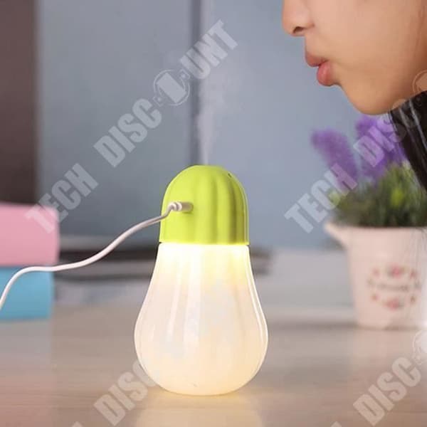 TD® Mini Luftfuktare USB Touch Button Night Light - Luftbehandlingsrenare för sovrum, hem...