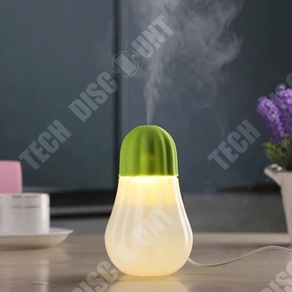 TD® Mini Luftfuktare USB Touch Button Night Light - Luftbehandlingsrenare för sovrum, hem...