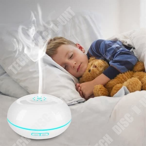 TD® 7 färger LED 550ml Ultraljudsdiffusor av trä Luftfuktare Atomizer Dekoration Inomhus utomhusrenare