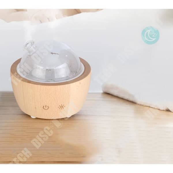 TD® Multifunktionell Aroma Diffuser Fuktgivande Spray Luftfuktare Träkorn Rökelsemaskin Mini Diffuser Hemdoft