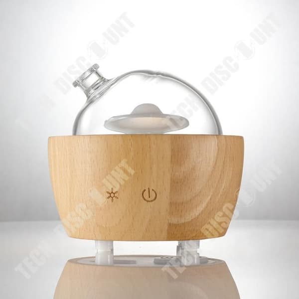 TD® Multifunktionell Aroma Diffuser Fuktgivande Spray Luftfuktare Träkorn Rökelsemaskin Mini Diffuser Hemdoft