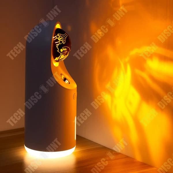 TD® Creative projektion luftfuktare bärbar fuktgivande instrument laddning atmosfär lampa skrivbord stum stor kapacitet atomizer