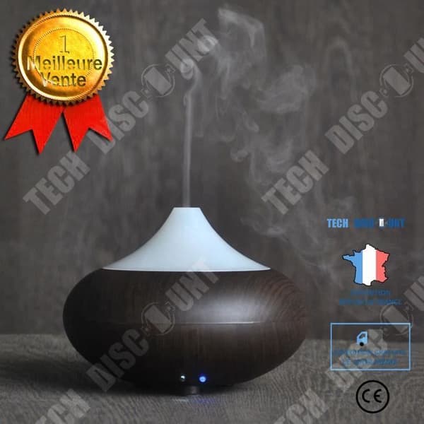 TD® 140 ml Ultraljudsluftfuktare Aroma Diffuser Eterisk Oil Diffuser LED 7 Färger / Luftbehandlingstillbehör