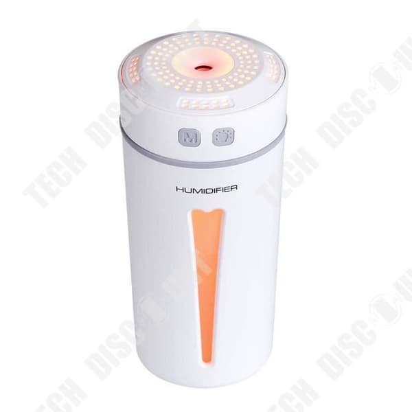 TD® USB Aroma Luftfuktare Ljus Mute Luftfuktare Hemma Liten apparat Luftfuktare Aroma Diffuser 7 LED-färger
