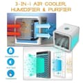 Miniatyrbild 4 av 4: Luftkonditioneringsfläkt - Arctic Air - USB - Luftfuktare - 24V - 165x165x170mm