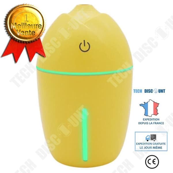 TD® elbil luftfuktare Steam USB Purifier Air Freshener Aroma Diffuser / 200ml / Aroma eterisk olja