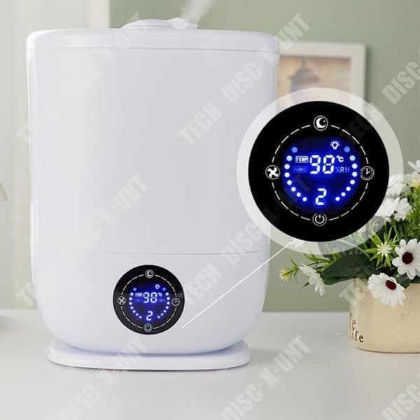 TD® Large Capacity Water Aromatherapy Luftfuktare Ultrasonic Air Desktop Atomizing Luftfuktare