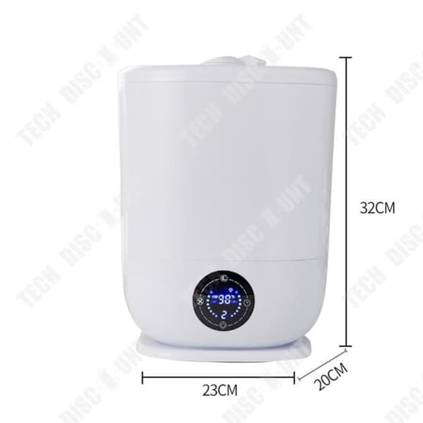TD® Large Capacity Water Aromatherapy Luftfuktare Ultrasonic Air Desktop Atomizing Luftfuktare