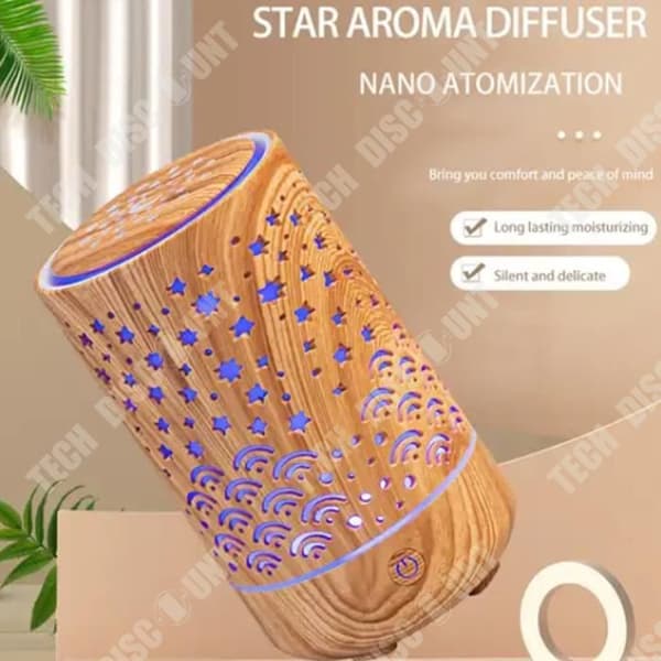TD® Xingyue Aromaterapi Maskin Luftfuktare Mini 230ml Bil Aromaterapi Maskin Tyst Diffuser