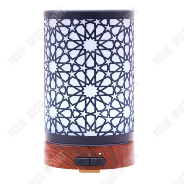 TD® Aromatic Night Lamp Järn Befuktningsfunktion Färgglad Nattlampa Tyst Design