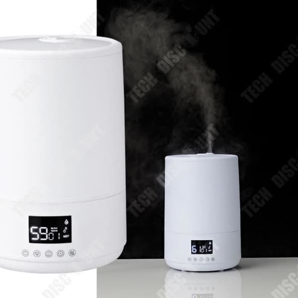 TD® Smart Frost White med Atomized Aromatherapy Luftfuktare 4 liter Large Mist Volume Lantern Luftfuktare