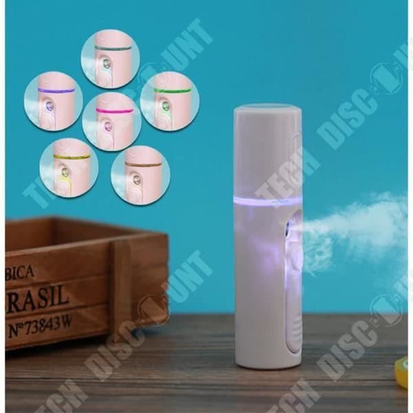 TD® HUMIDIFIER USB Purifier Fuktgivande för ansikte - Luftbehandling för ansiktshudvård - Bärbar minirenare