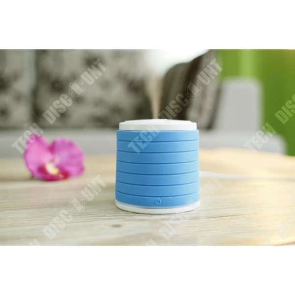 TD® Mini LED USB Ultrasonic Aroma Luftfuktare - Luftrenande behandling för hemmets sovrum