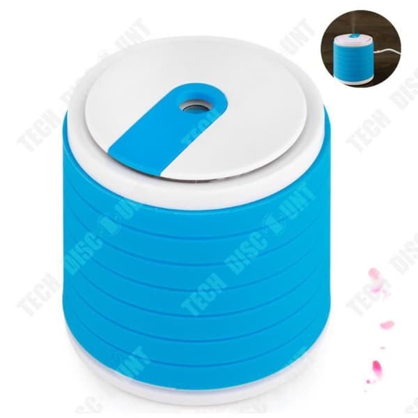 TD® Mini LED USB Ultrasonic Aroma Luftfuktare - Luftrenande behandling för hemmets sovrum