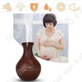 Miniatyrbild 3 av 3: TD® Wood Grain Vase Luftfuktare, aromaterapimaskin, bilkontor och hem - luftspridare för eterisk olja