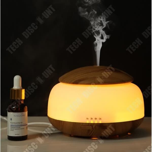 TD® Aromaterapi luftfuktare LED eterisk olja Diffuser - Luft Diffuser Purifier