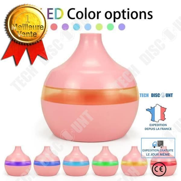 TD® Essential Oil Diffusers LED USB-anslutning Ultraljud Aromaterapi Luftrenare inomhus Zen Rumsdekoration