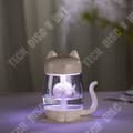 Miniatyrbild 3 av 4: TD® Cute Cat Shape eterisk olja Luftfuktare - Flerfärgad LED luftrenande behandling för hemmet