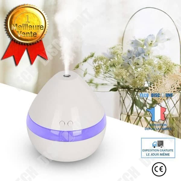 TD® Luftfuktare Luftrenare Hemdiffusor Eteriska oljor Uppdatera Hemluft Aromaterapi Diffusionsanordning