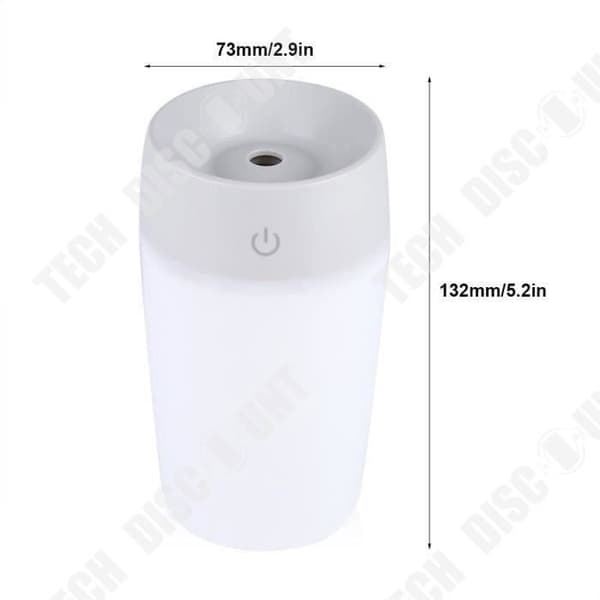 TD® Bärbar USB Ultrasonic Luftfuktare Billuftfuktare för bilkontor Hemma - Luftbehandling