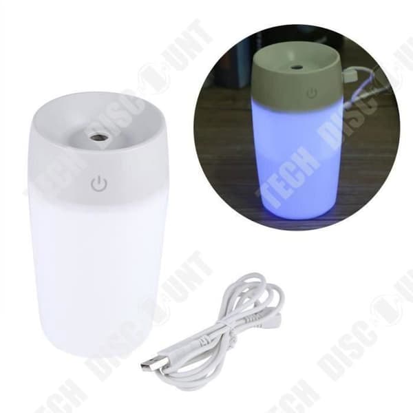 TD® Bärbar USB Ultrasonic Luftfuktare Billuftfuktare för bilkontor Hemma - Luftbehandling