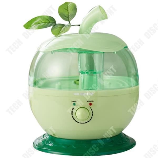 TD® luftfuktare 22,5*22,5*27cm Transparent vattentank 360 imma