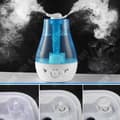 Miniatyrbild 4 av 4: TD® Dual Spray Luftfuktare Luftfuktare PU Oil Diffuser LED Light Fuktande Polerad Luftfuktare