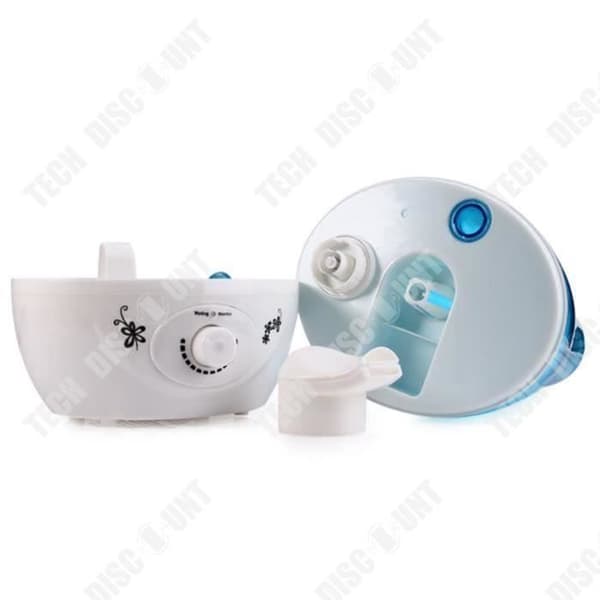 TD® Dual Spray Luftfuktare Luftfuktare PU Oil Diffuser LED Light Fuktande Polerad Luftfuktare