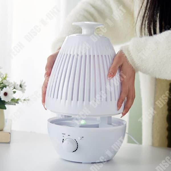 TD® ihålig lantern LED-luftfuktare Stor volym dimma hushållsdämpare med stor kapacitet ultraljudsförstoftande luftfuktare